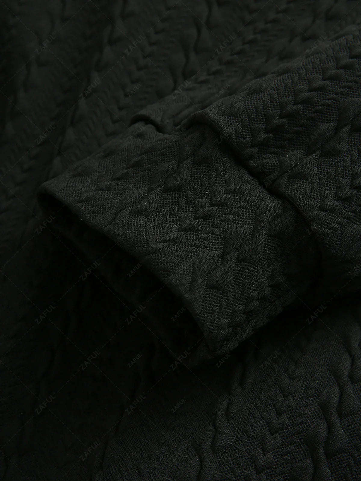 Unisex Colorblock Two Tone Jacquard Textured Letter Embroidered Pullover Hoodie